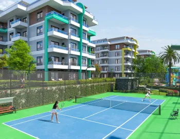 Modern apartments in Oba Alanya excellent complex